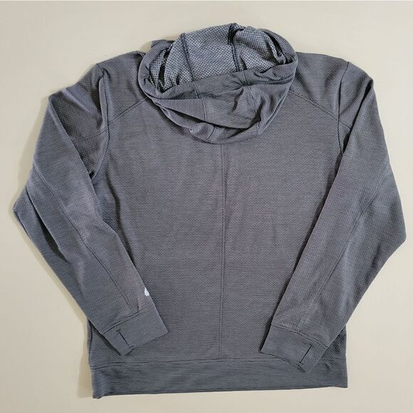 Asics Men's Black Long Sleeve Hooded Performance Pullover Shirt - Picture 11 of 12